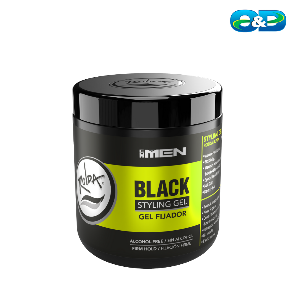 Black Styling Gel Fijador ROLDA