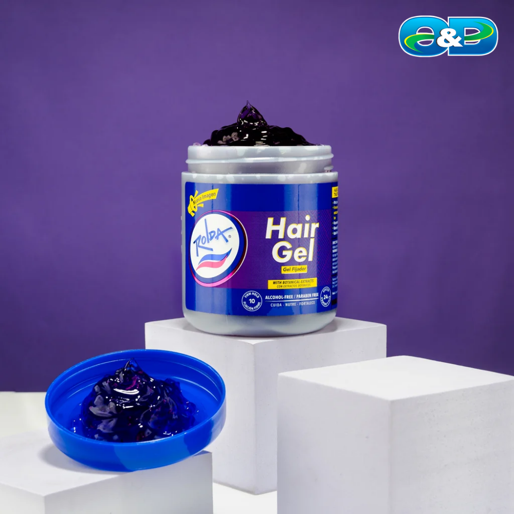 Gel Fijador Morado ROLDA Extrafuerte Sin Alcohol