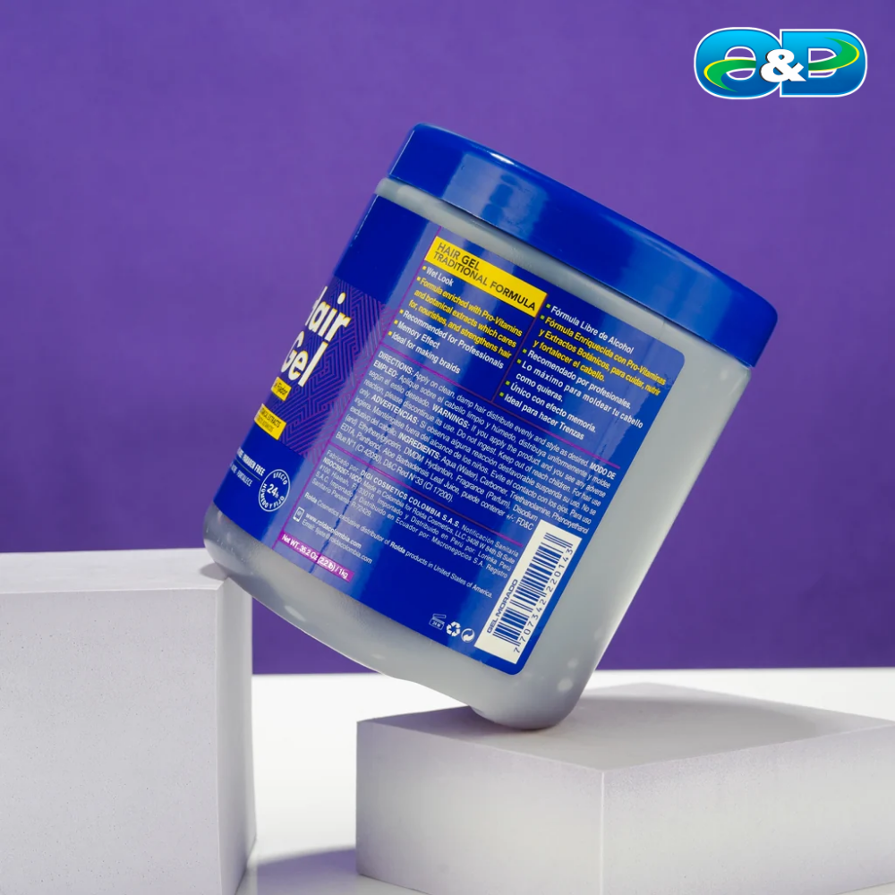 Gel Fijador Morado ROLDA Extrafuerte Sin Alcohol