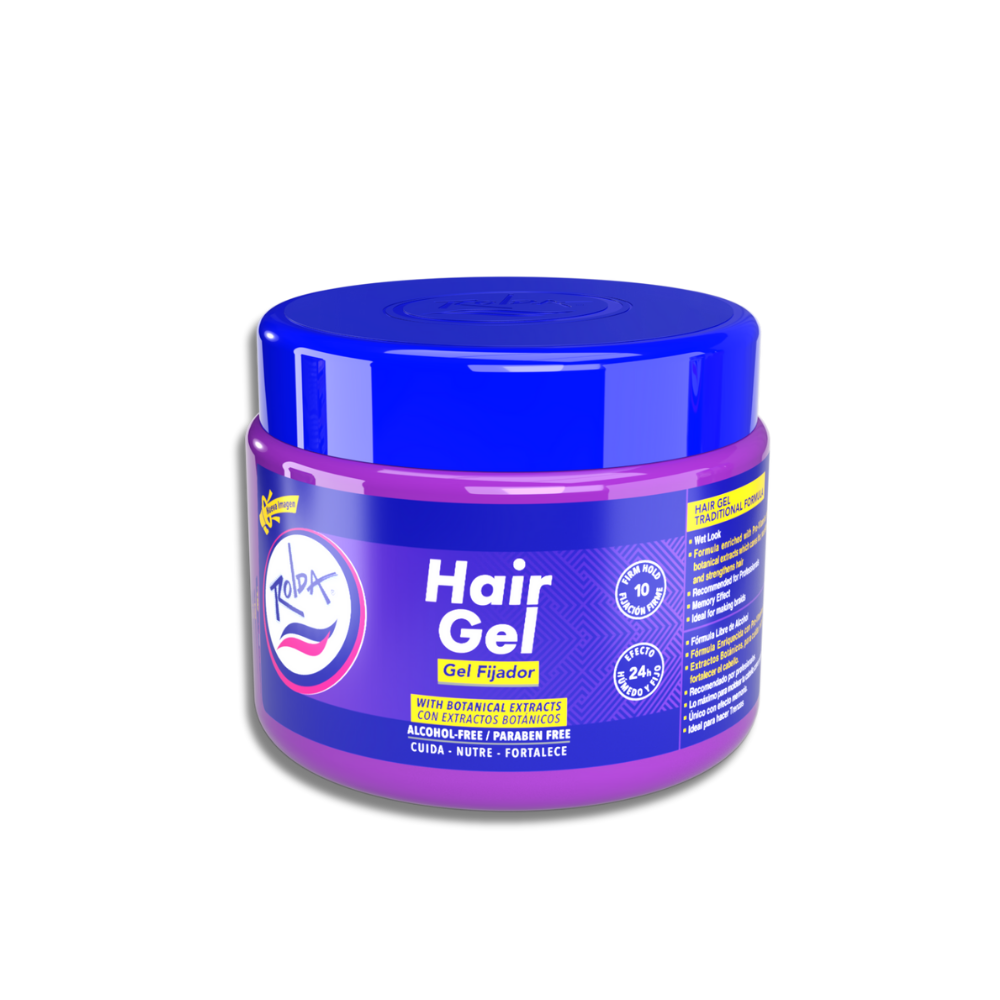 Gel Fijador Morado ROLDA Extrafuerte Sin Alcohol