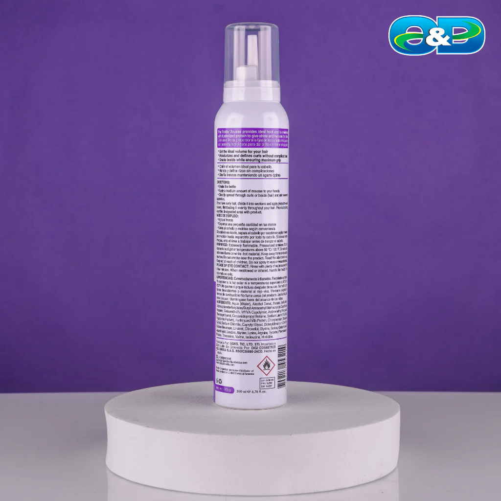 Hair Mousse Espuma Para el Cabello ROLDA x 200ml