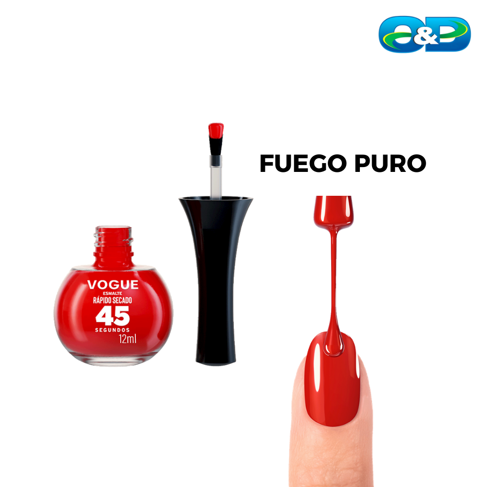 Esmalte Rápido Secado en 45 segundos VOGUE