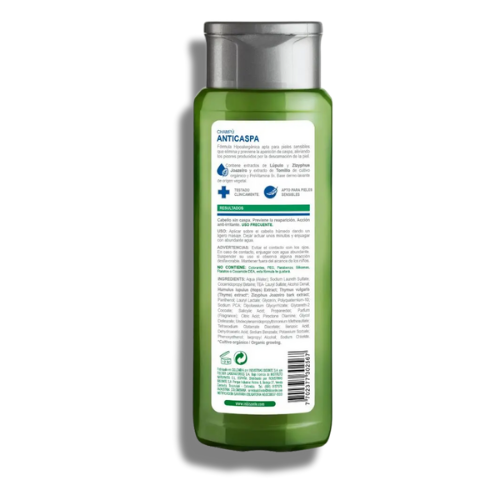 Shampoo Anticaspa Lúpulo Sensitive NATURVITAL x300ml