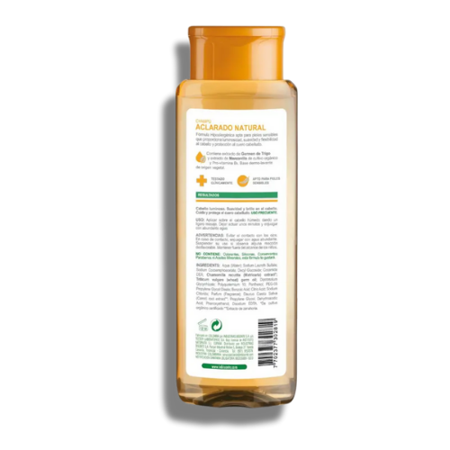Shampoo Manzanilla Aclarado Natural Sensitive NATURVITAL x 400cm³