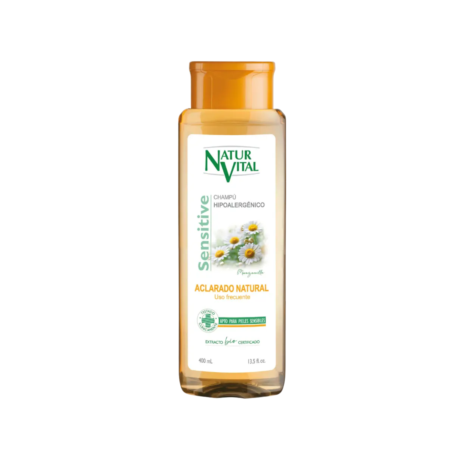 Shampoo Manzanilla Aclarado Natural Sensitive NATURVITAL x 400cm³