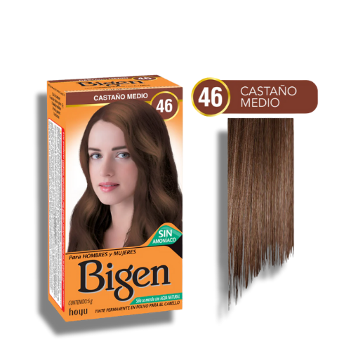 Tinte En Polvo Permanente Para El Cabello BIGEN x 6g