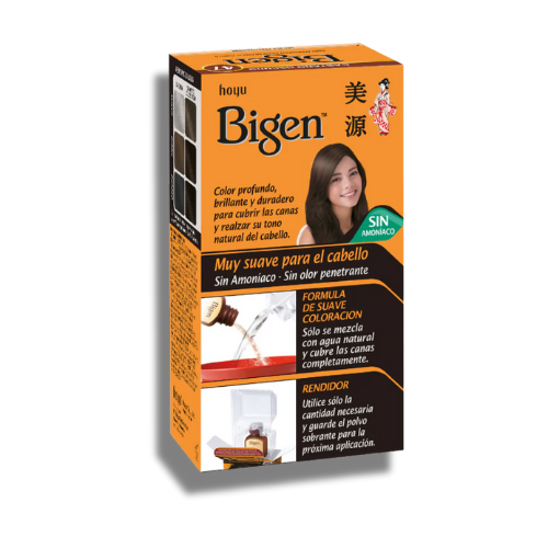 Tinte En Polvo Permanente Para El Cabello BIGEN x 6g
