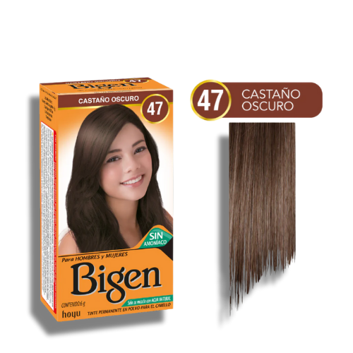 Tinte En Polvo Permanente Para El Cabello BIGEN x 6g