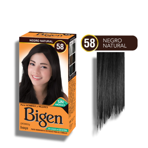 Tinte En Polvo Permanente Para El Cabello BIGEN x 6g