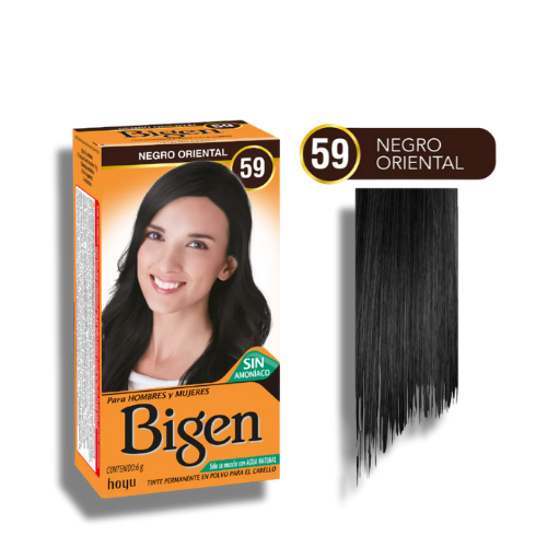 Tinte En Polvo Permanente Para El Cabello BIGEN x 6g
