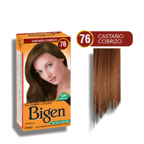Tinte En Polvo Permanente Para El Cabello BIGEN x 6g