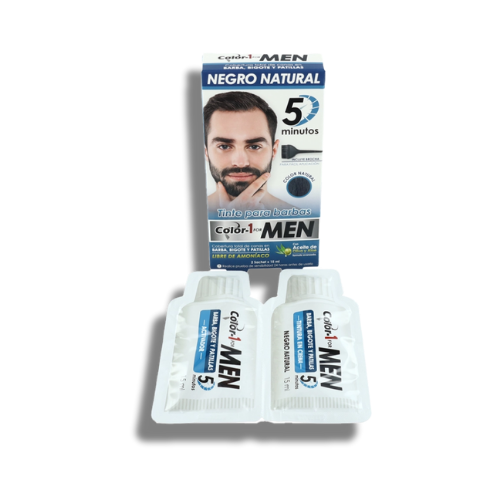 Tinte De Barbas COLOR-1  2x15g