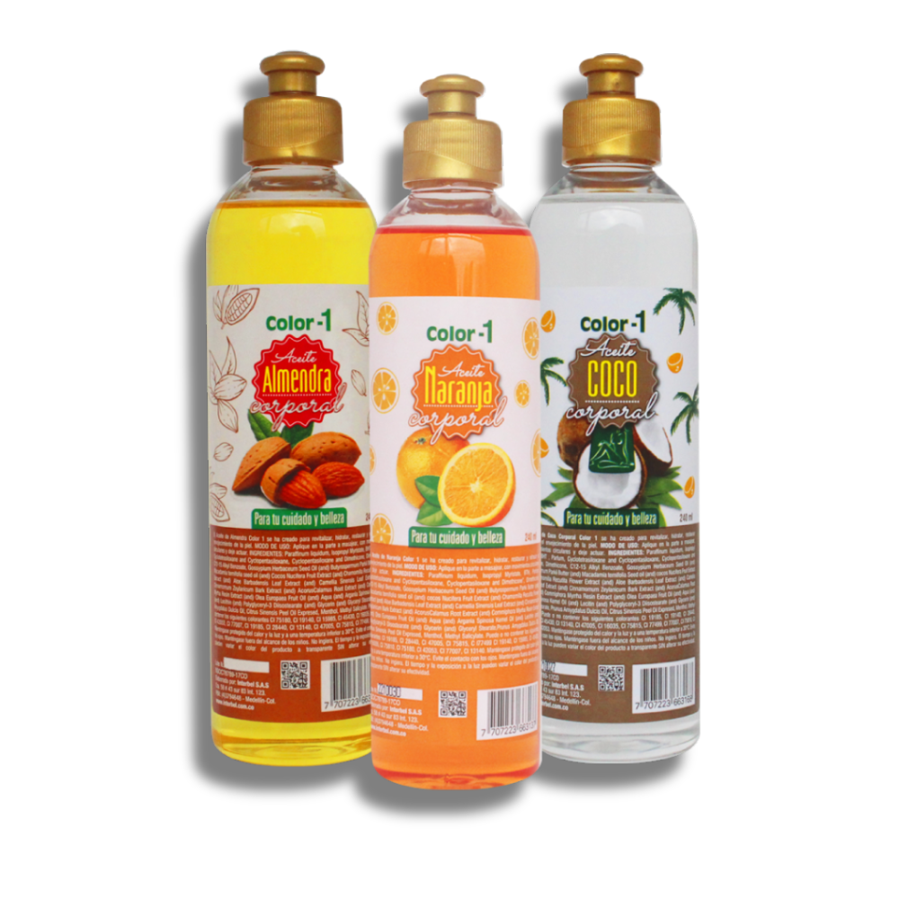 Aceite Corporal COLOR-1 x 240ml