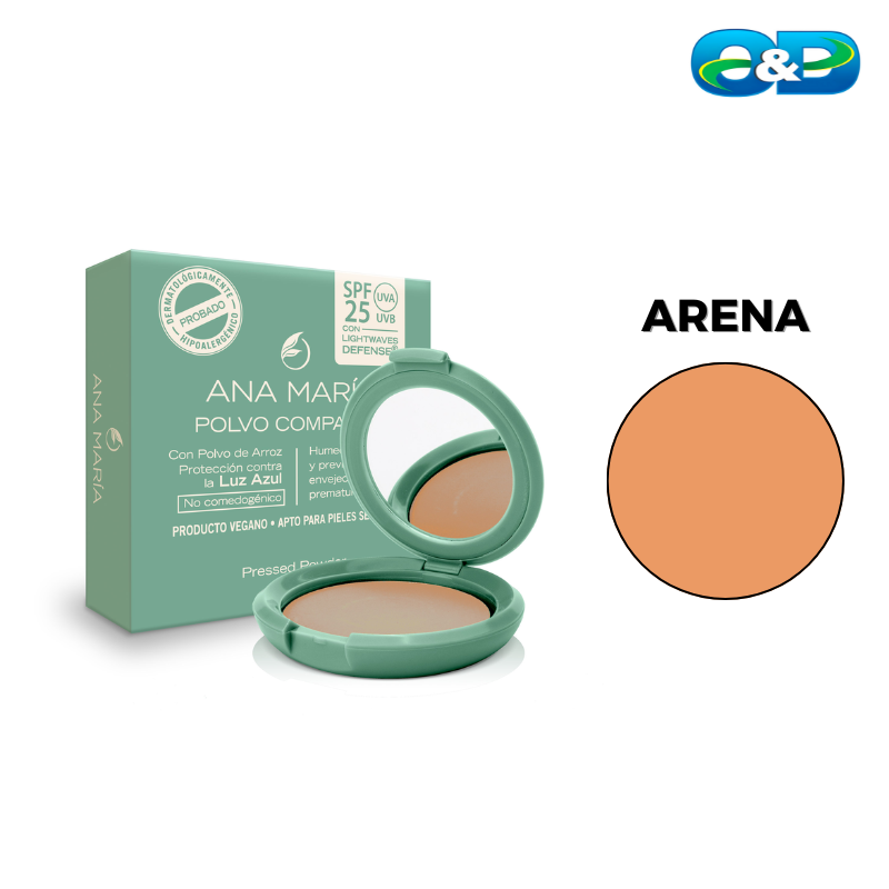 Polvo Compacto SPF 25 ANA MARÍA x 15gr