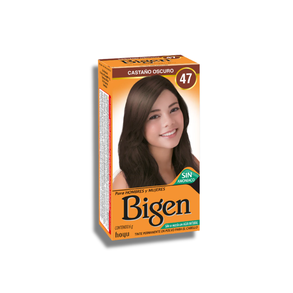 Tinte En Polvo Permanente Para El Cabello BIGEN x 6g