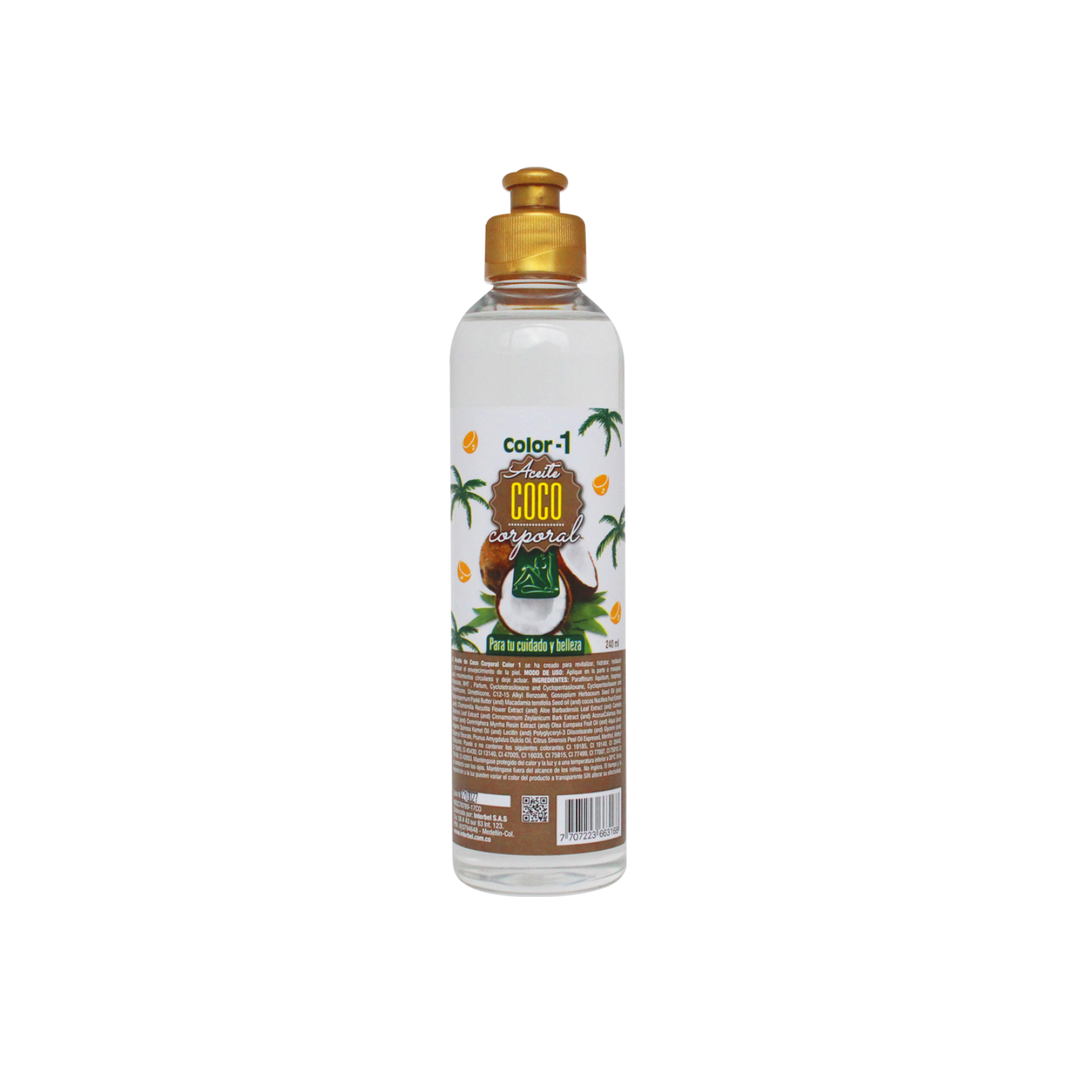 Aceite Corporal COLOR-1 x 240ml