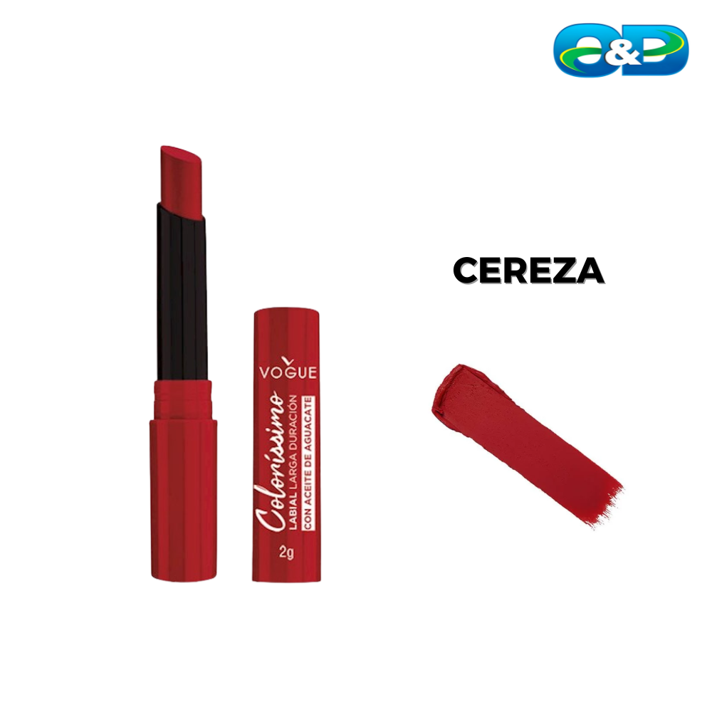 Labial Colorissimo Barra Larga Duración VOGUE x 2gr