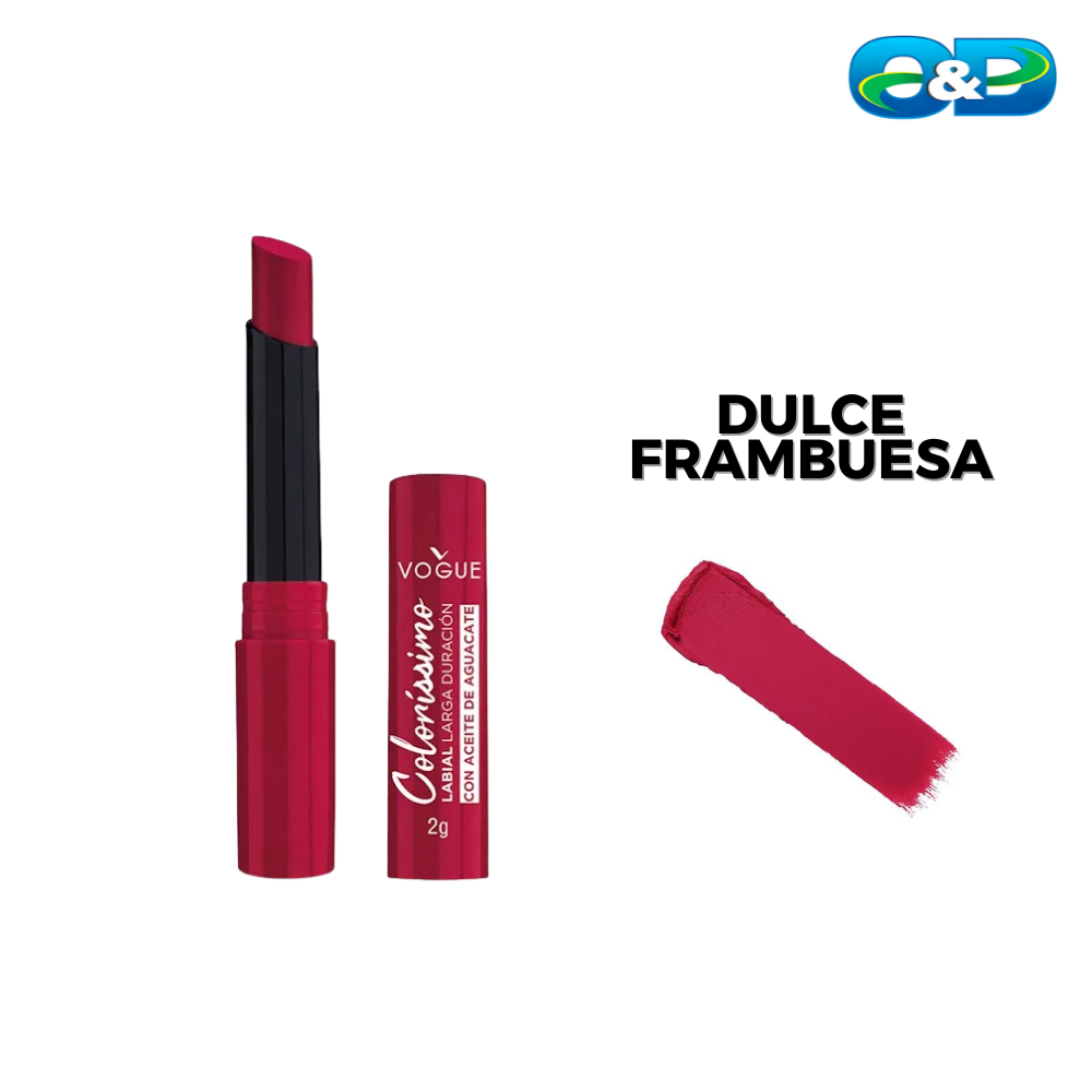 Labial Colorissimo Barra Larga Duración VOGUE x 2gr