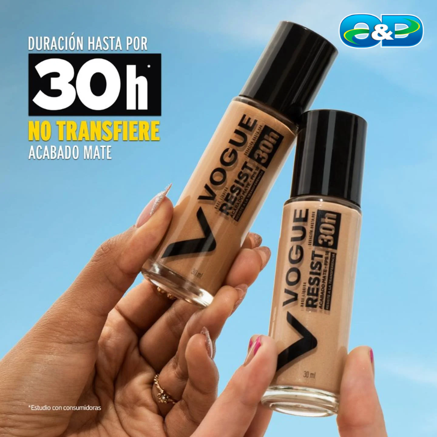 Base Líquida Resist VOGUE x 30ml