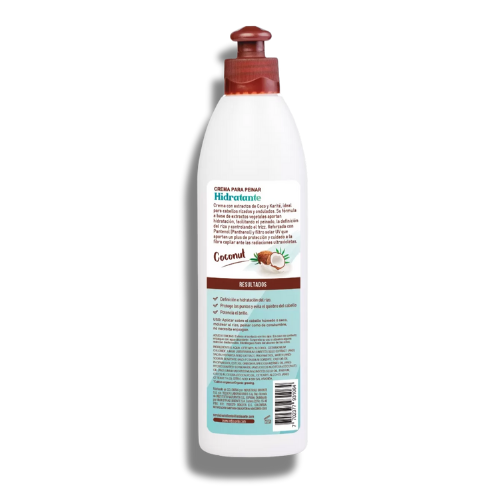 Crema Para Peinar Hidratante Coconut NATURVITAL x 300ml