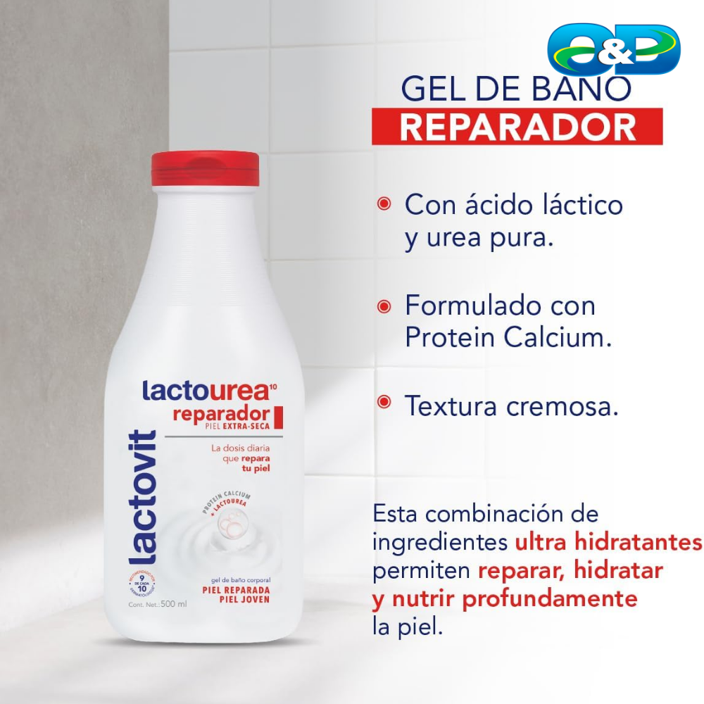 Gel de Baño LACTOVIT Lactourea x 300ml