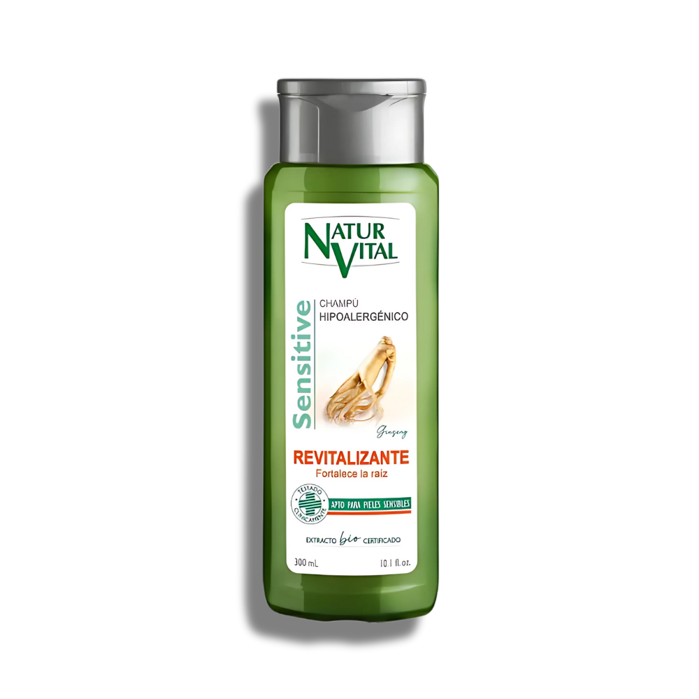 Shampoo Revitalizante Ginseng Sensitive NATURVITAL x 300ml