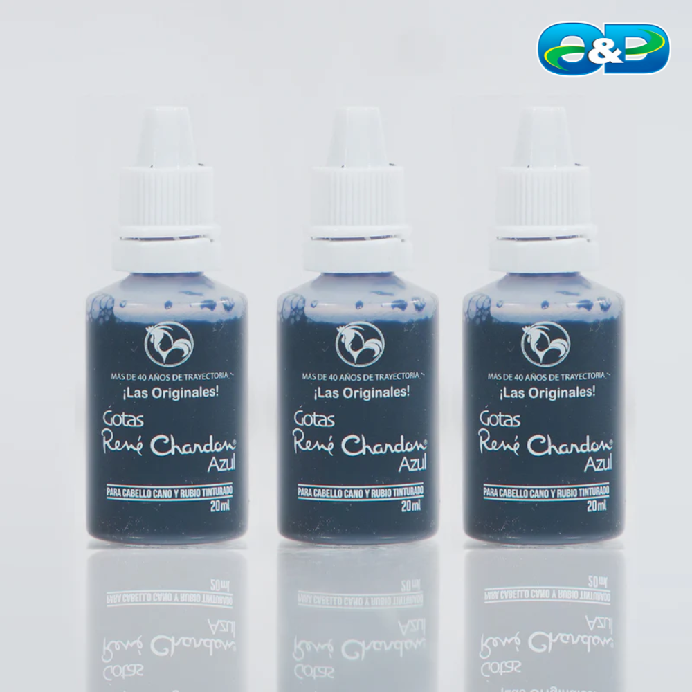Gotas Azules Para El Cabello RENÉ CHARDON 2 x 20ml