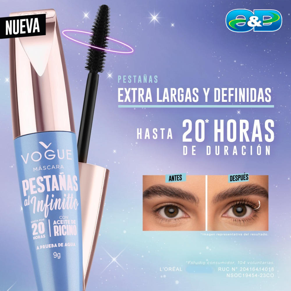 Máscara Pestañas al Infinitto VOGUE x 9gr