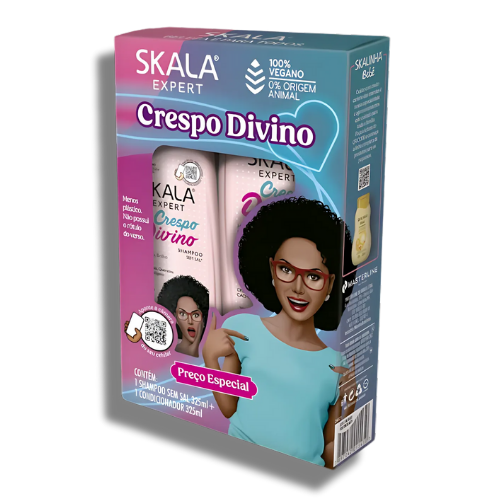 Kit Shampoo + Acondicionador Crespos Divinos SKALA