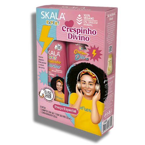 Kit Shampoo + Acondicionador Kids Crespinho Divino SKALA
