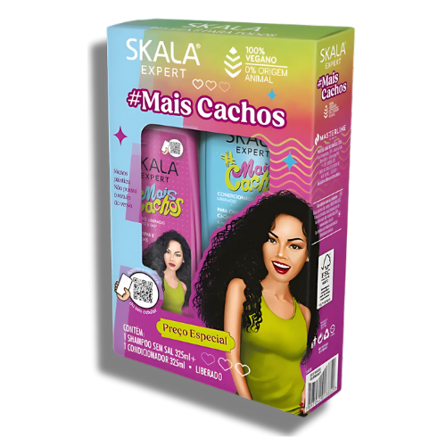Kit Shampoo + Acondicionador Mais Cachos SKALA