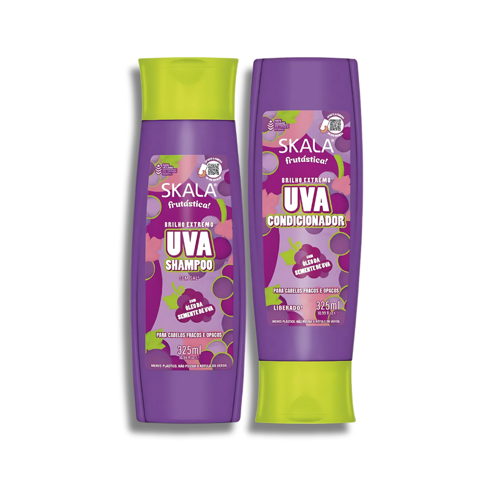Kit Shampoo + Acondicionador Uva Frutástica SKALA