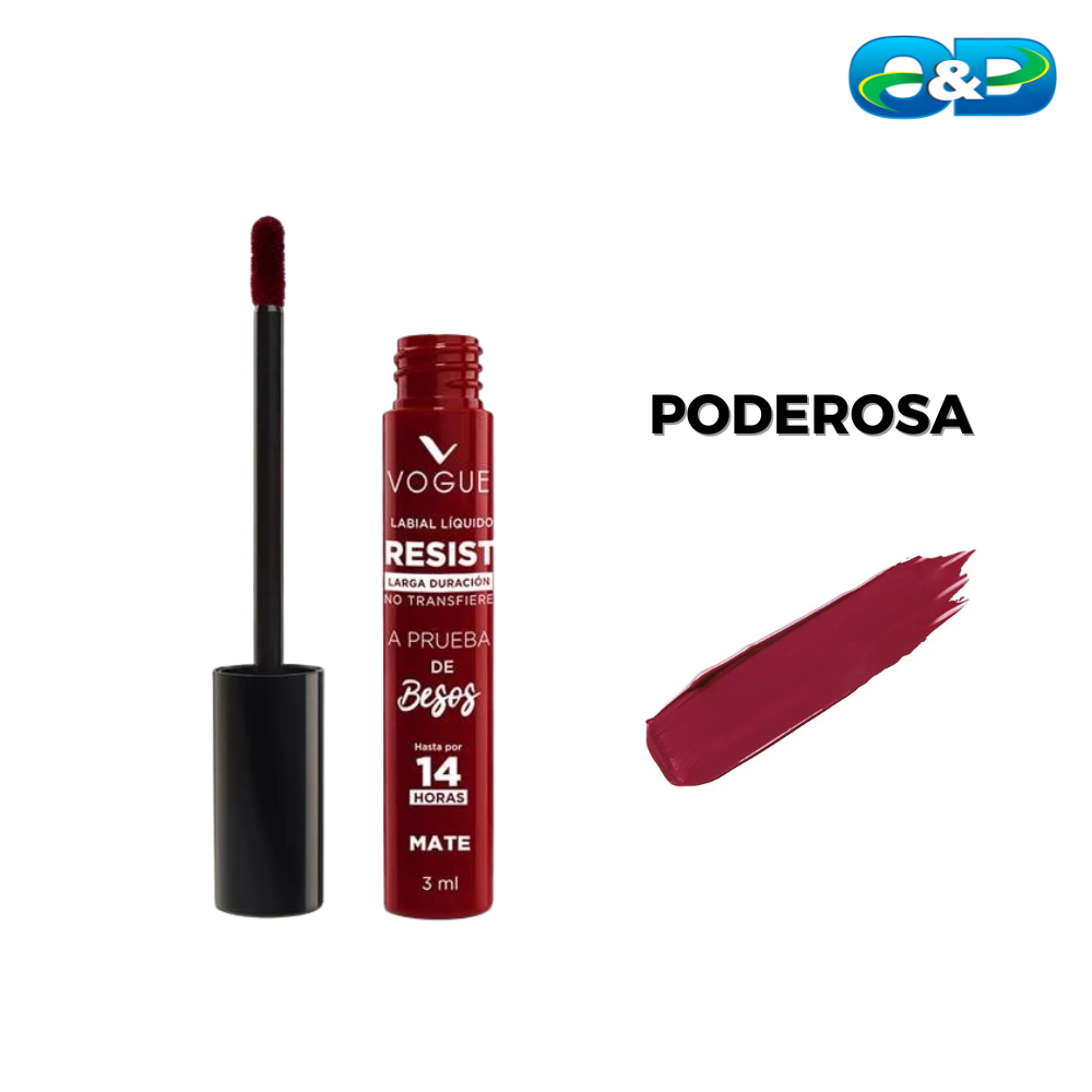 Labial Líquido Resist VOGUE x 3ml
