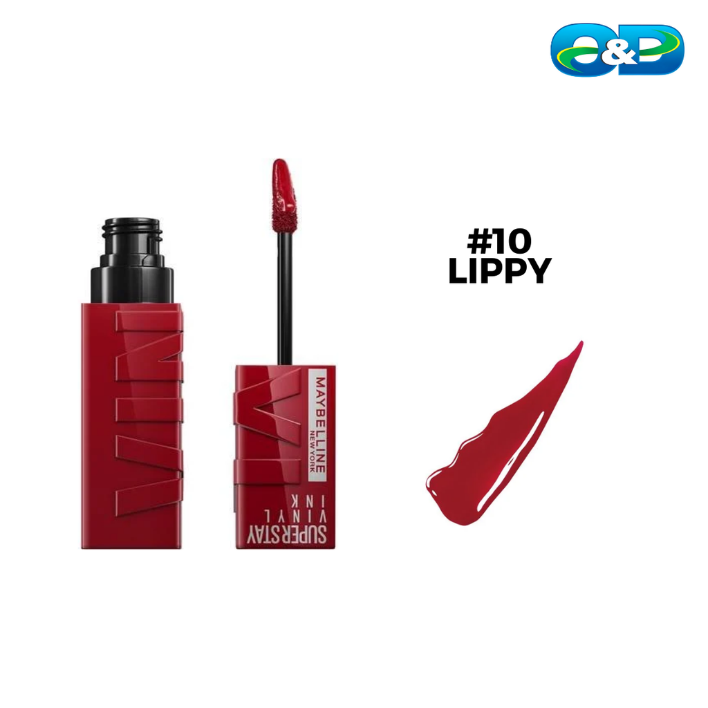 Labial Líquido Brillante SUPERSTAY VINYL INK MAYBELLINE x 4,2ml