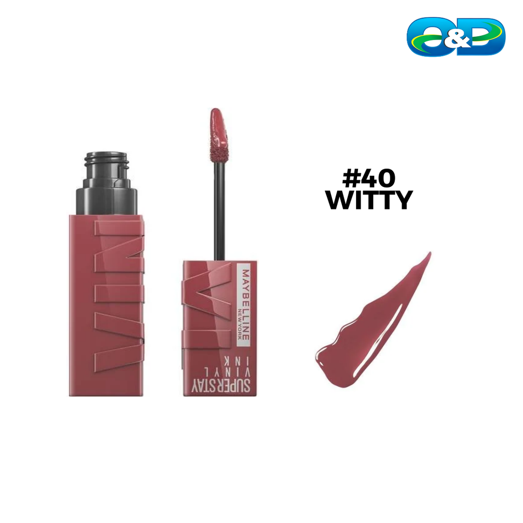 Labial Líquido Brillante SUPERSTAY VINYL INK MAYBELLINE x 4,2ml