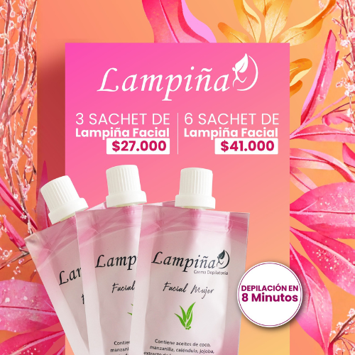 Crema Depilatoria Facial LAMPIÑA Para Mujer x 15g