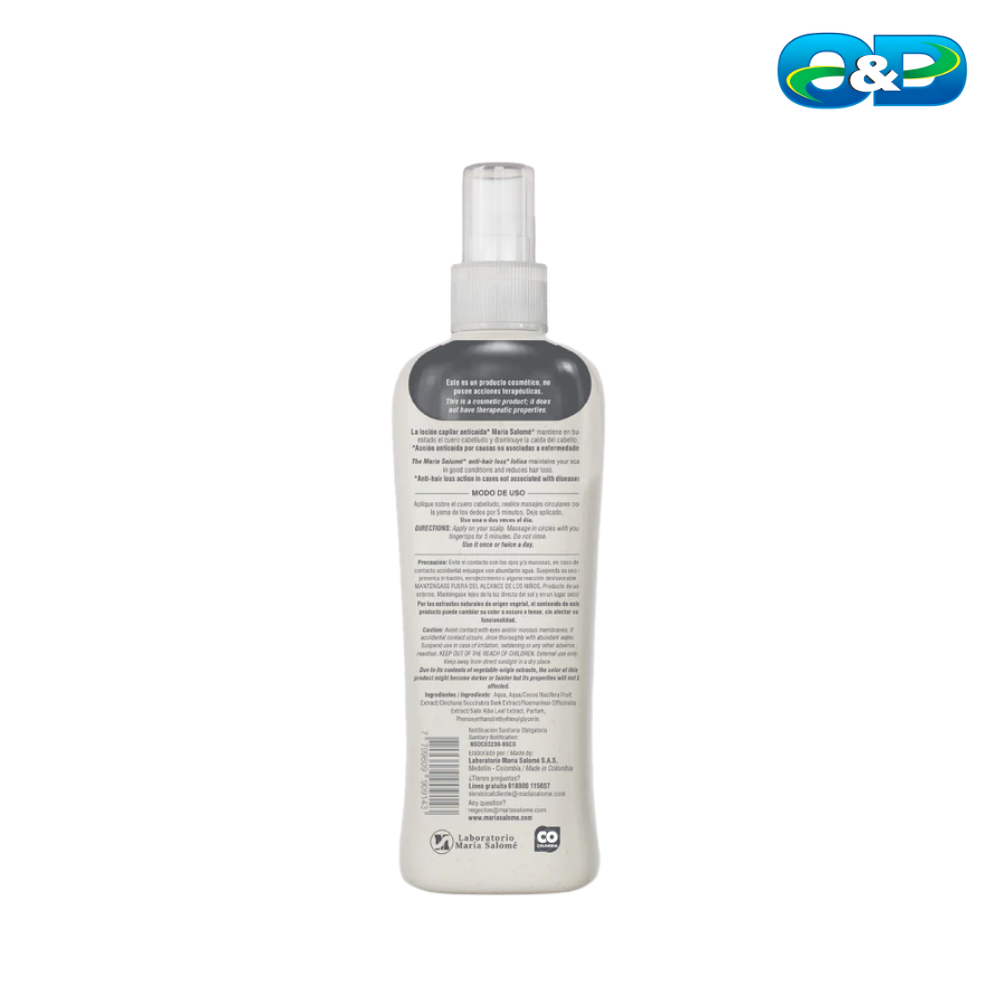 Loción Capilar Anticaída Hombres MARÍA SALOMÉ x 320ml
