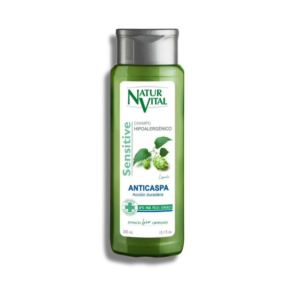 Shampoo Anticaspa Lúpulo Sensitive NATURVITAL x300ml