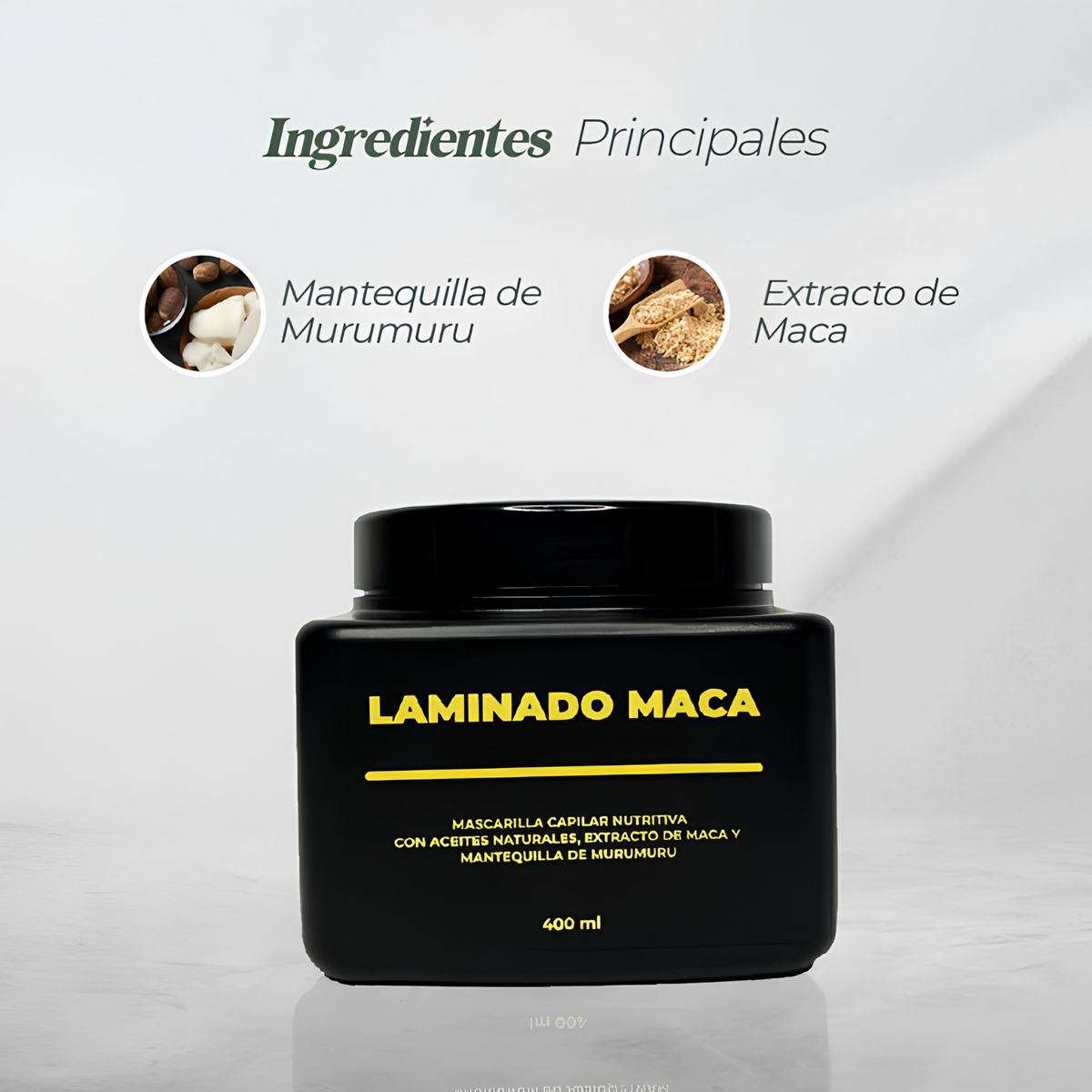 Mascarilla Maca LAMINADO x 400 ML
