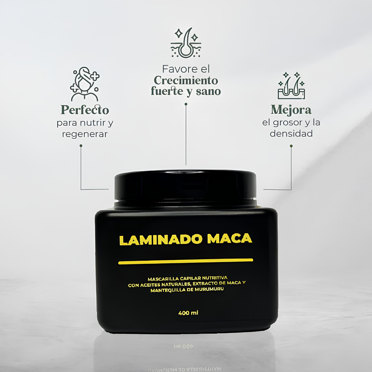 Mascarilla Maca LAMINADO x 400 ML