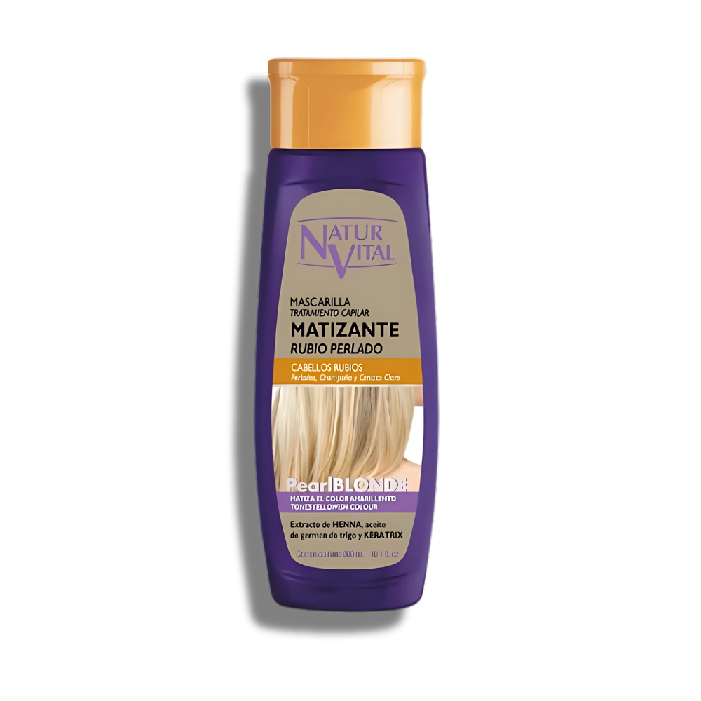 Mascarilla Matizante Rubio Perlado NATURVITAL x 300ml