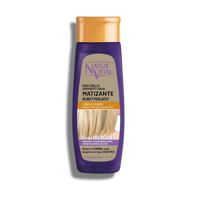 Mascarilla Matizante Rubio Perlado NATURVITAL x 300ml