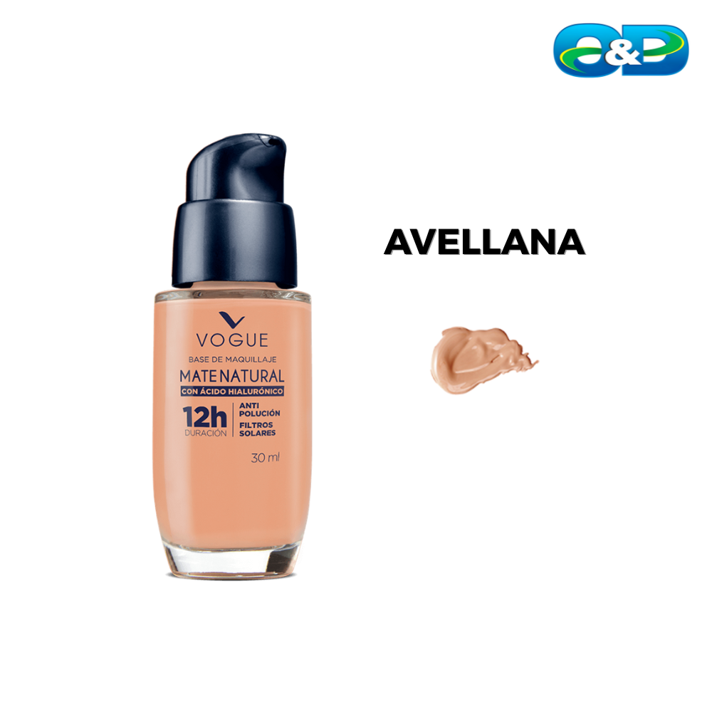 Base Líquida Mate Natural VOGUE x 30ml