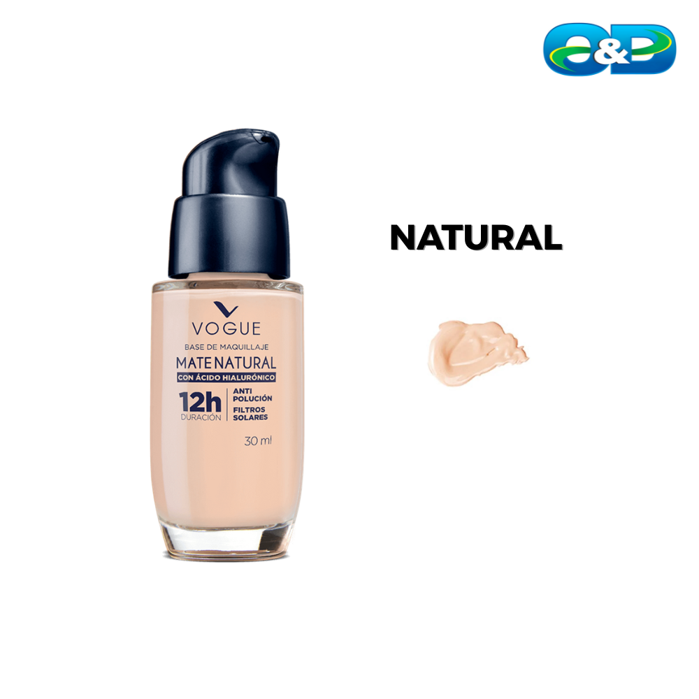 Base Líquida Mate Natural VOGUE x 30ml