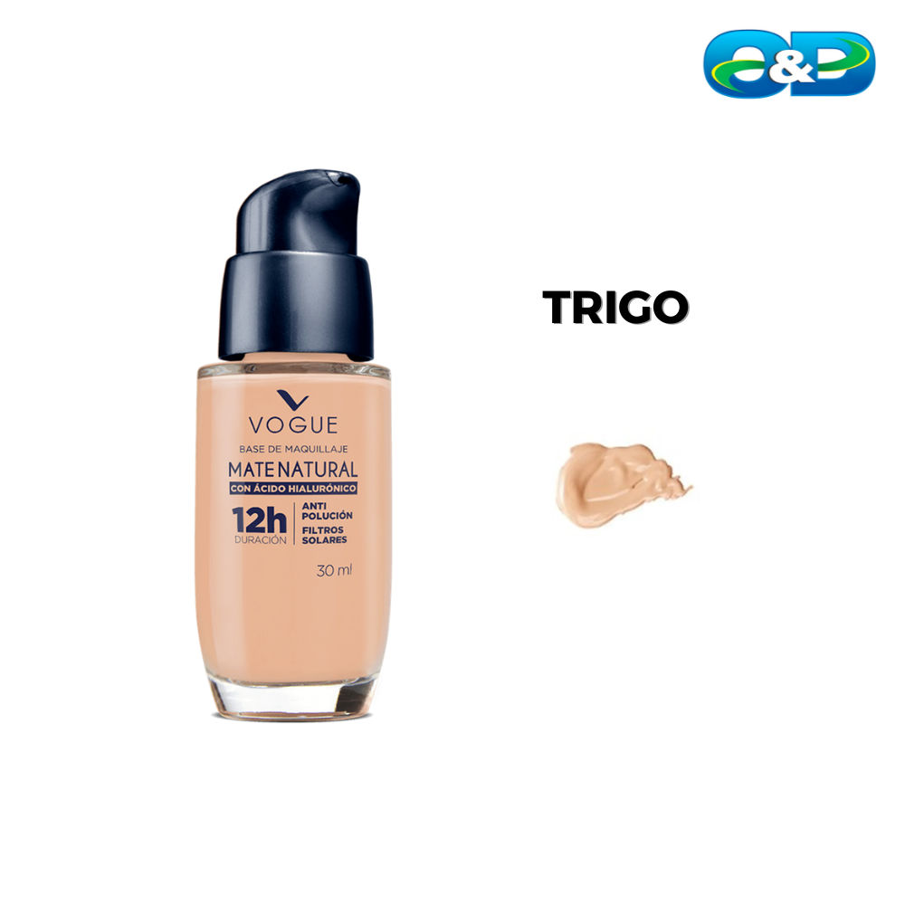 Base Líquida Mate Natural VOGUE x 30ml