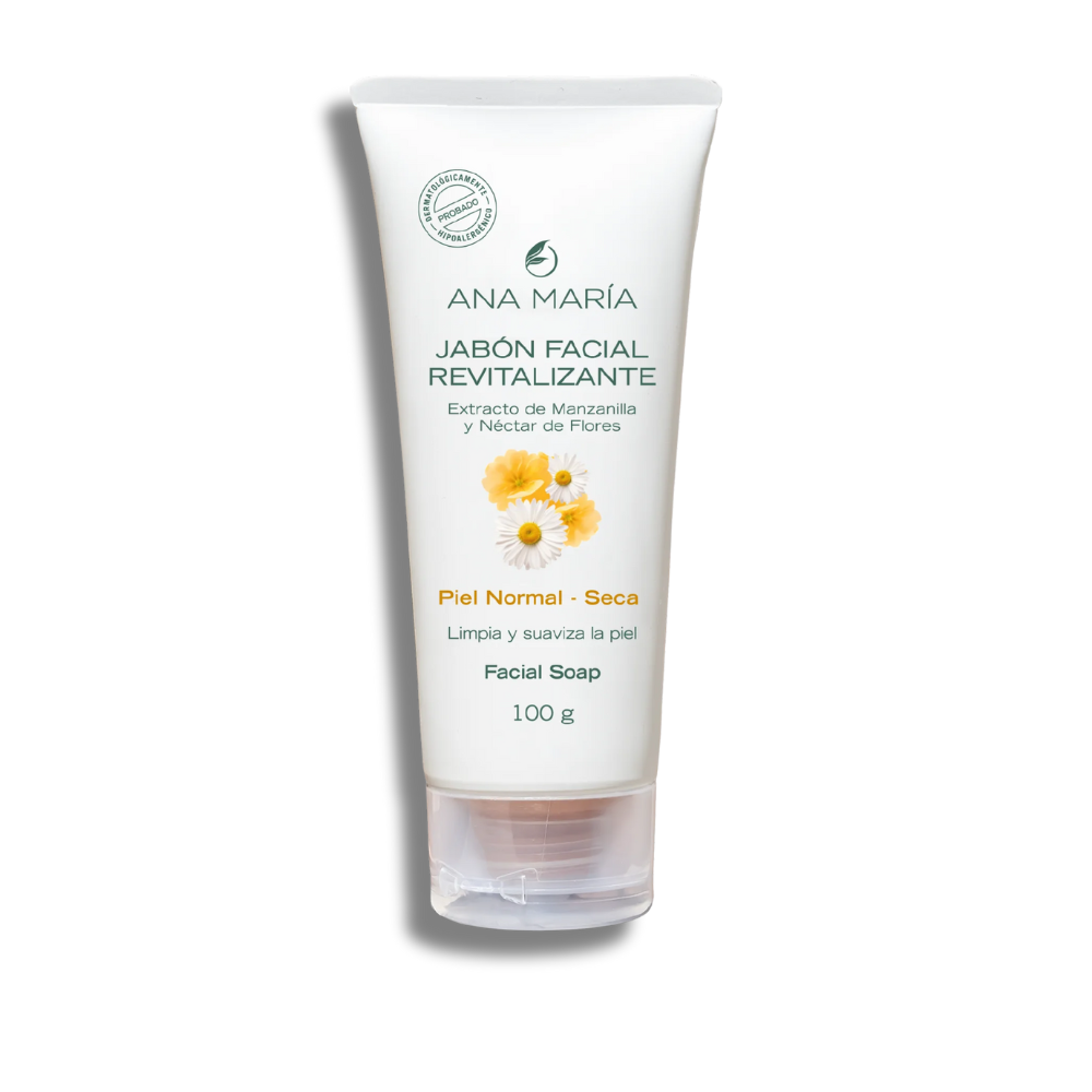 Jabón Facial Revitalizante ANA MARÍA Piel Normal - Seca x 100gr