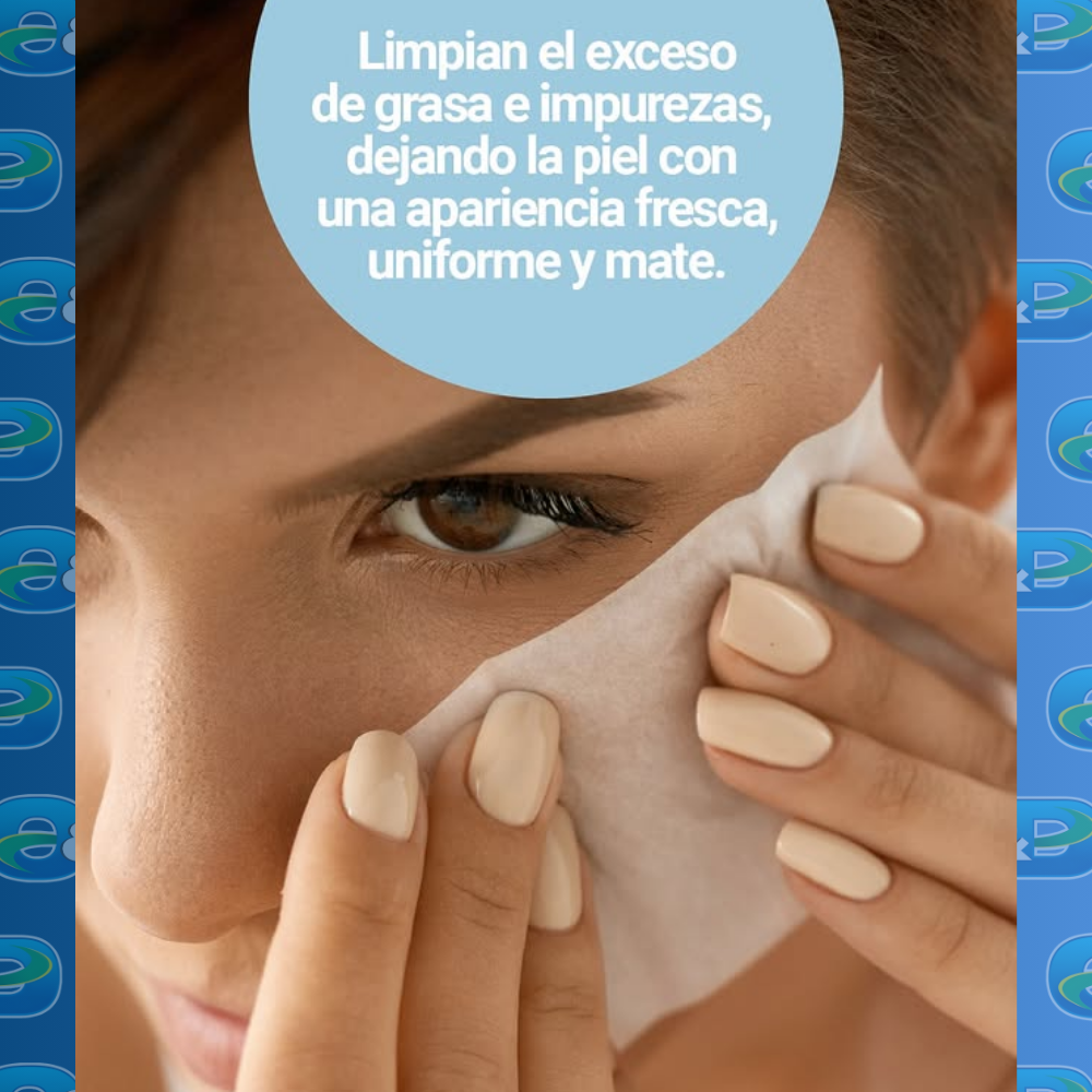 Papel Control Brillo Facial CETTUA x 50un