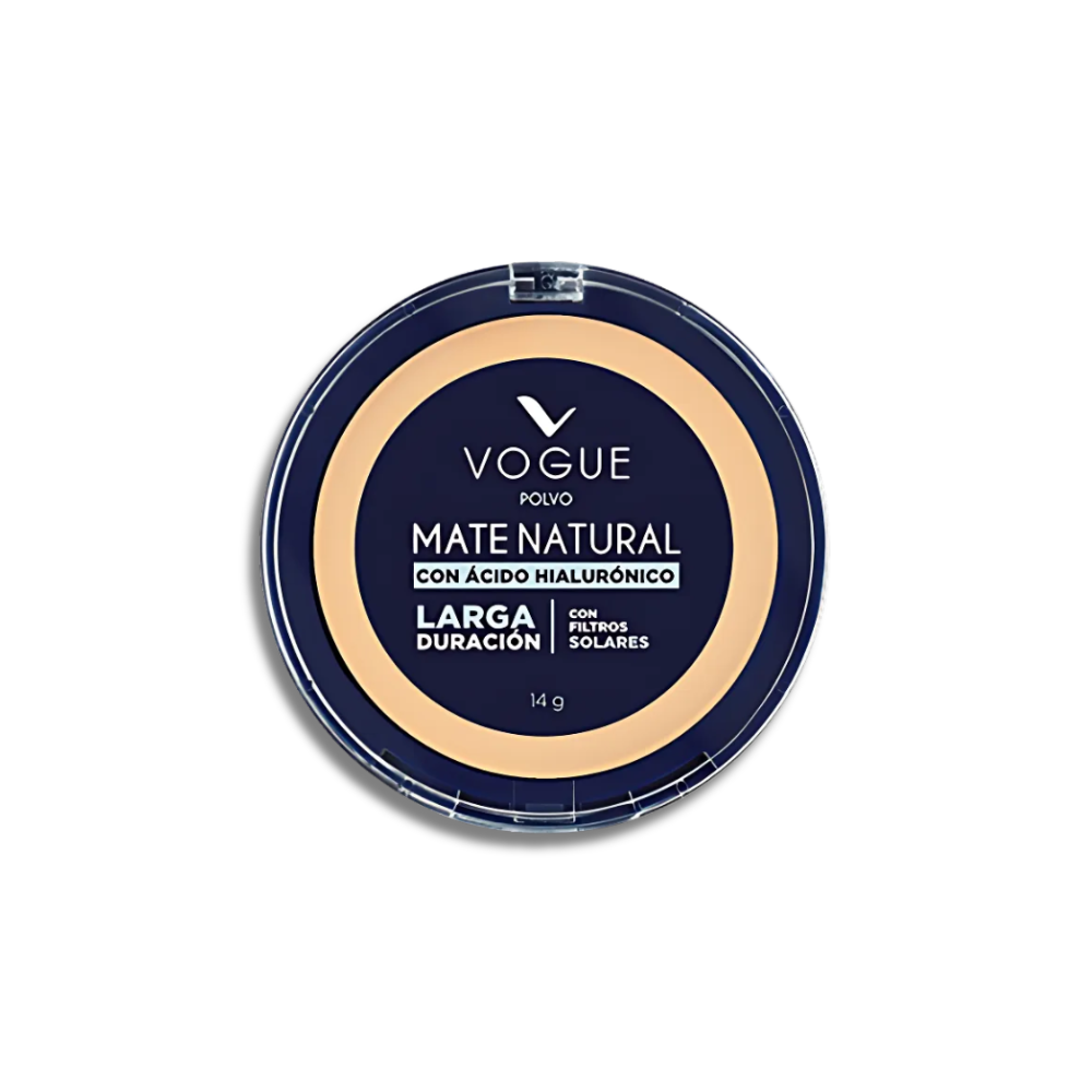 Polvo Compacto Mate Natural VOGUE x 14gr