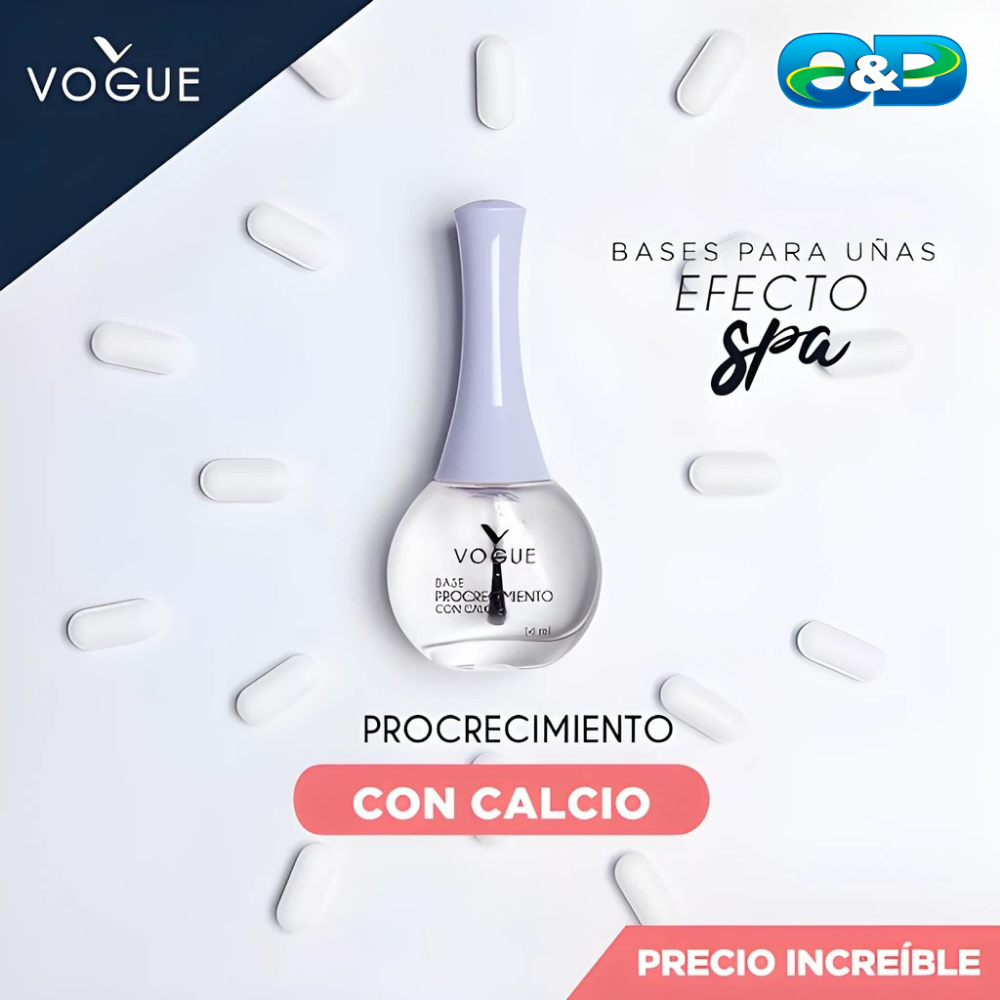 Base de uñas Procrecimiento Efecto Spa VOGUE x 14 ml