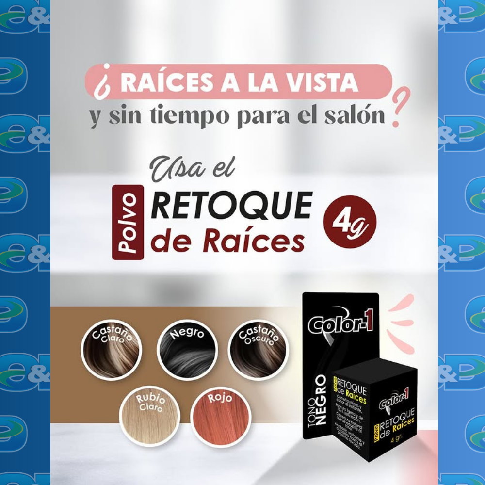 Polvo Retoque De Raices COLOR-1 x 4g